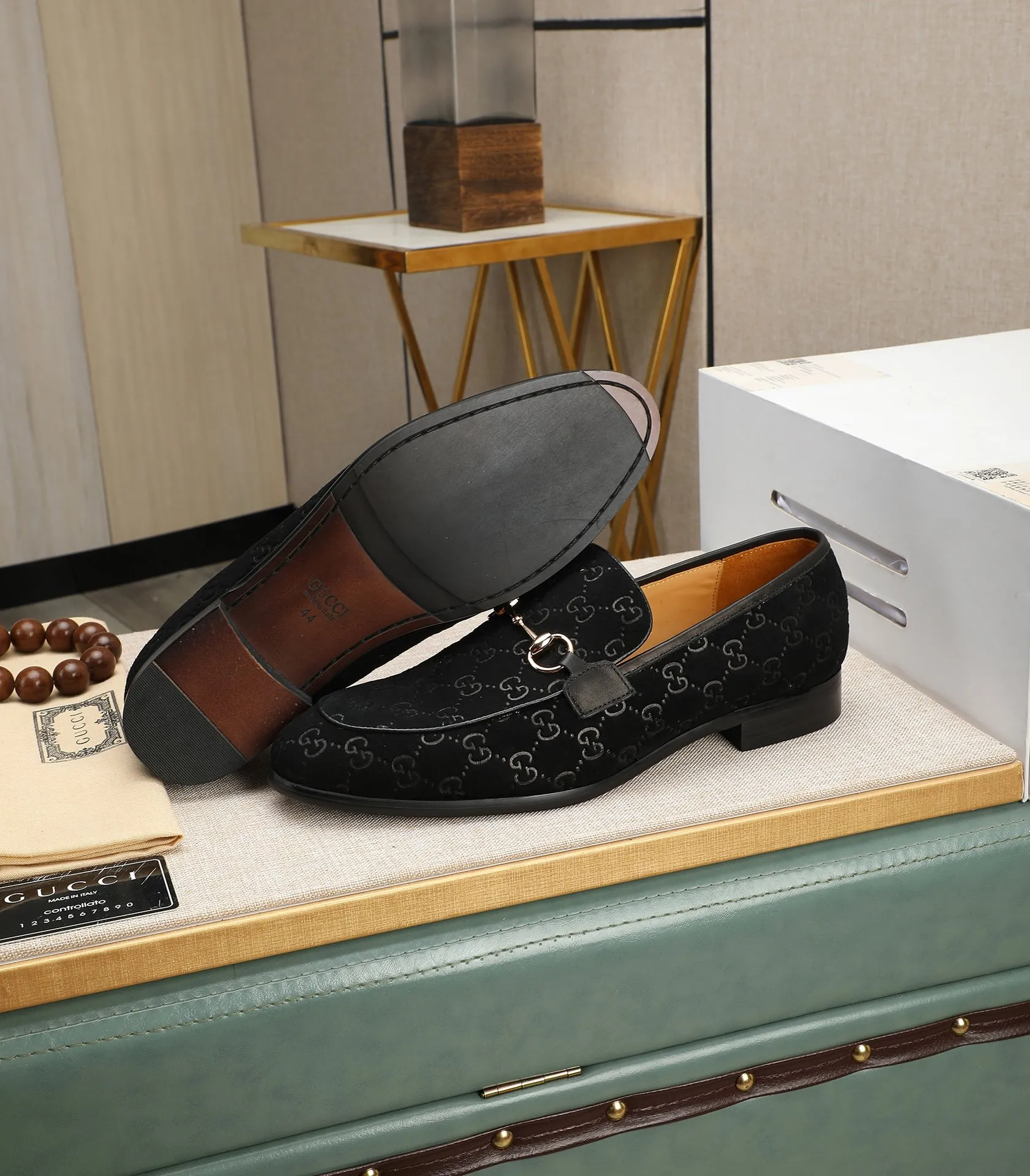 Men's shoes💰540📛📛Original (water-dyed cowhide) Gucci GUCCI official website formal shoes🌀 Italian🇮🇹imported cowhide➕top imported water-dyed cowhide lining💋Finely handmade original bottom, the real thing looks better when photographed in person Standard size 38-44